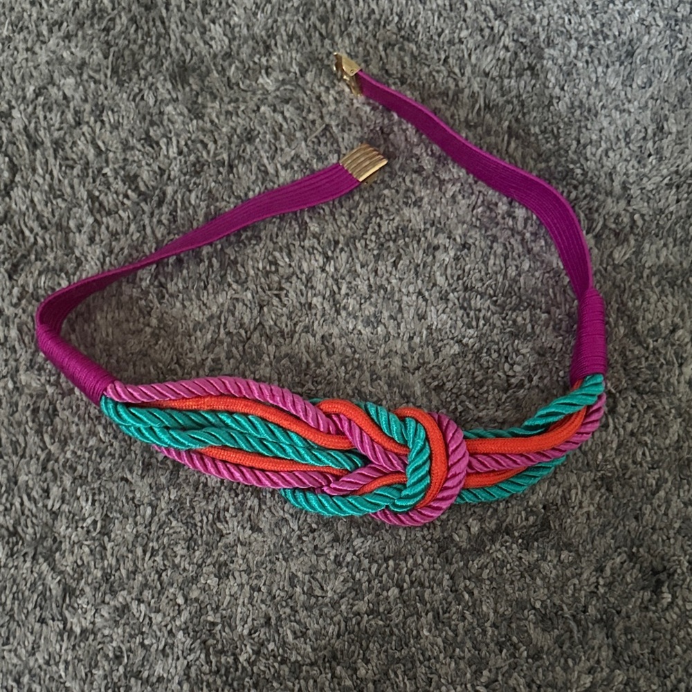 Colorful Knotted belt